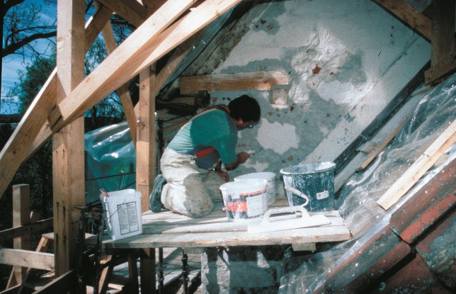 Murverk: kalkpussing 3