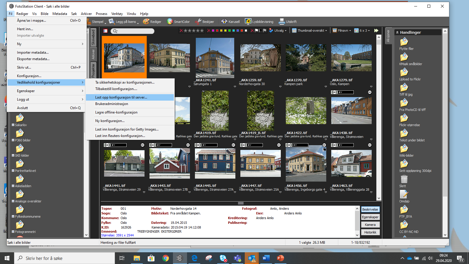 Konfigurer&shy;ing av Foto&shy;Station 3