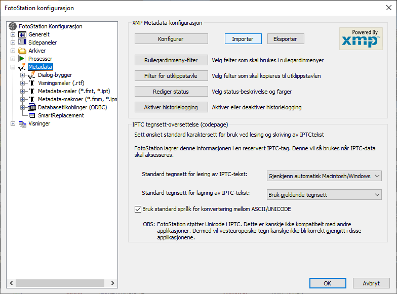 Konfigurer&shy;ing av Foto&shy;Station 1