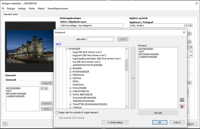 Slik legger du inn meta&shy;data i Foto&shy;Station 5