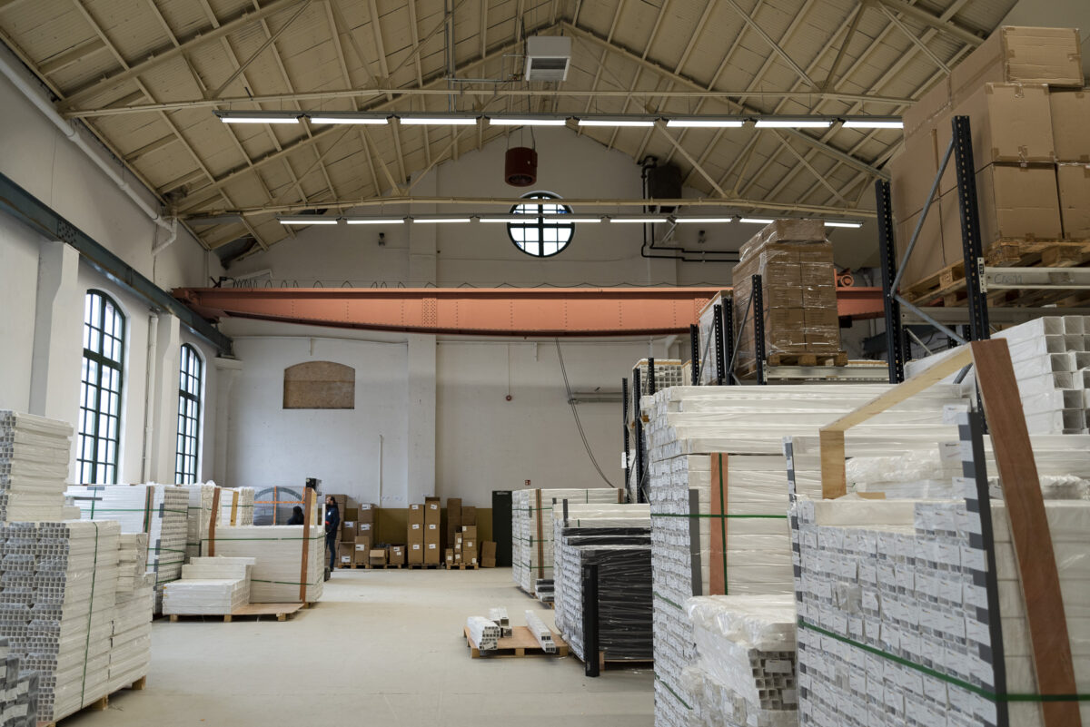 Lasterampe på freda fabrikkbygning 5