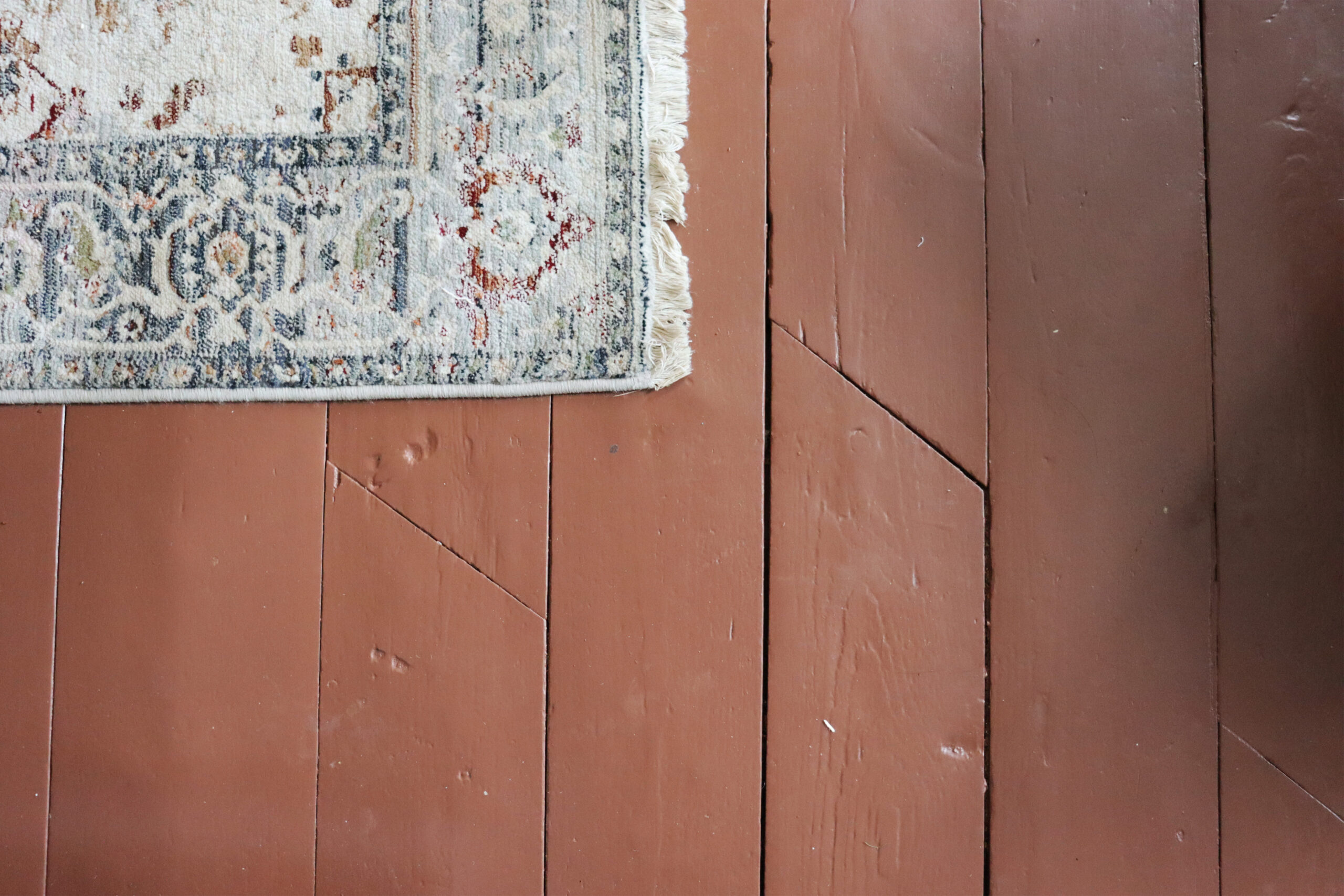 Lune, gamle gulv etter istandsetting 1