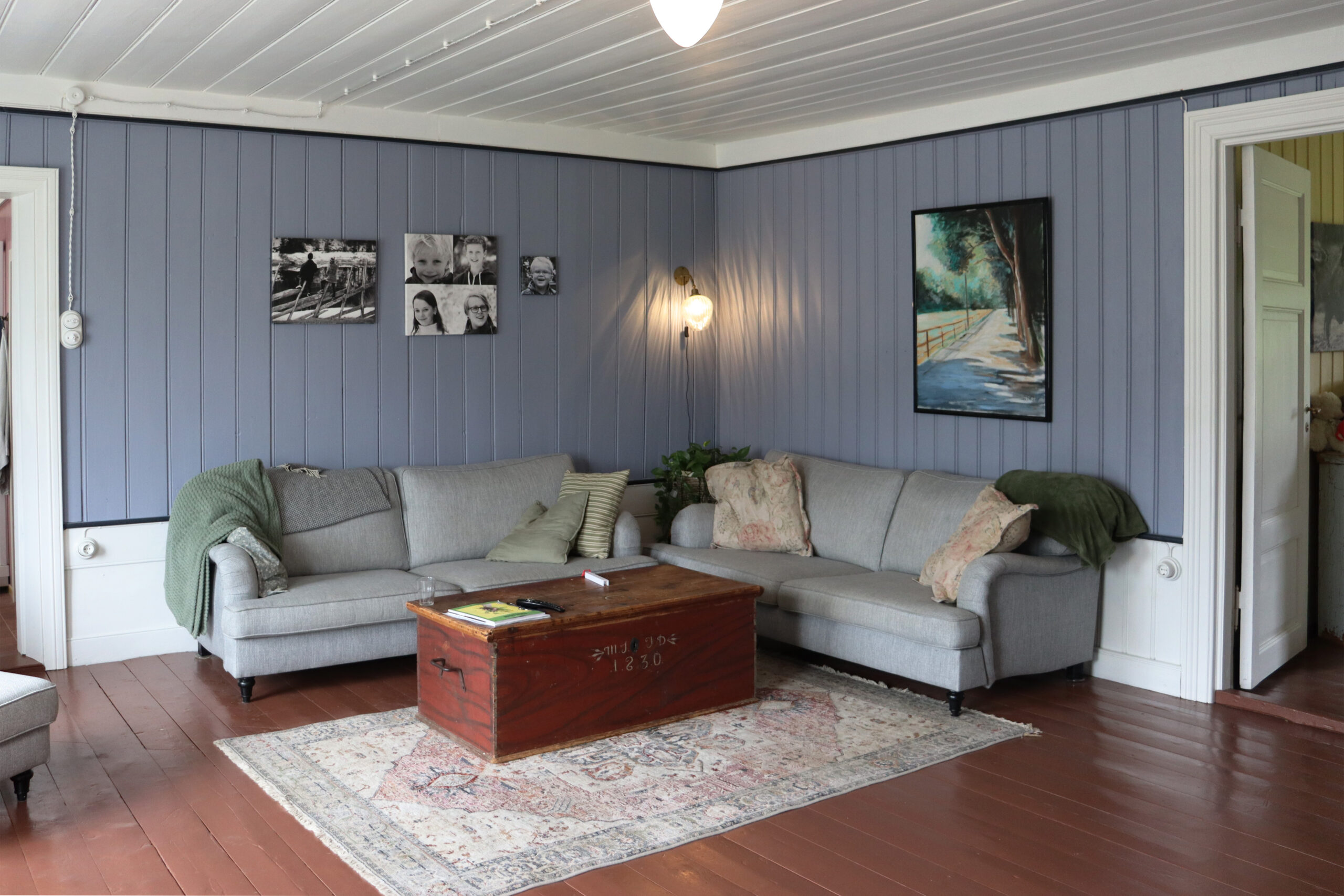 Lune, gamle gulv etter istandsetting 12