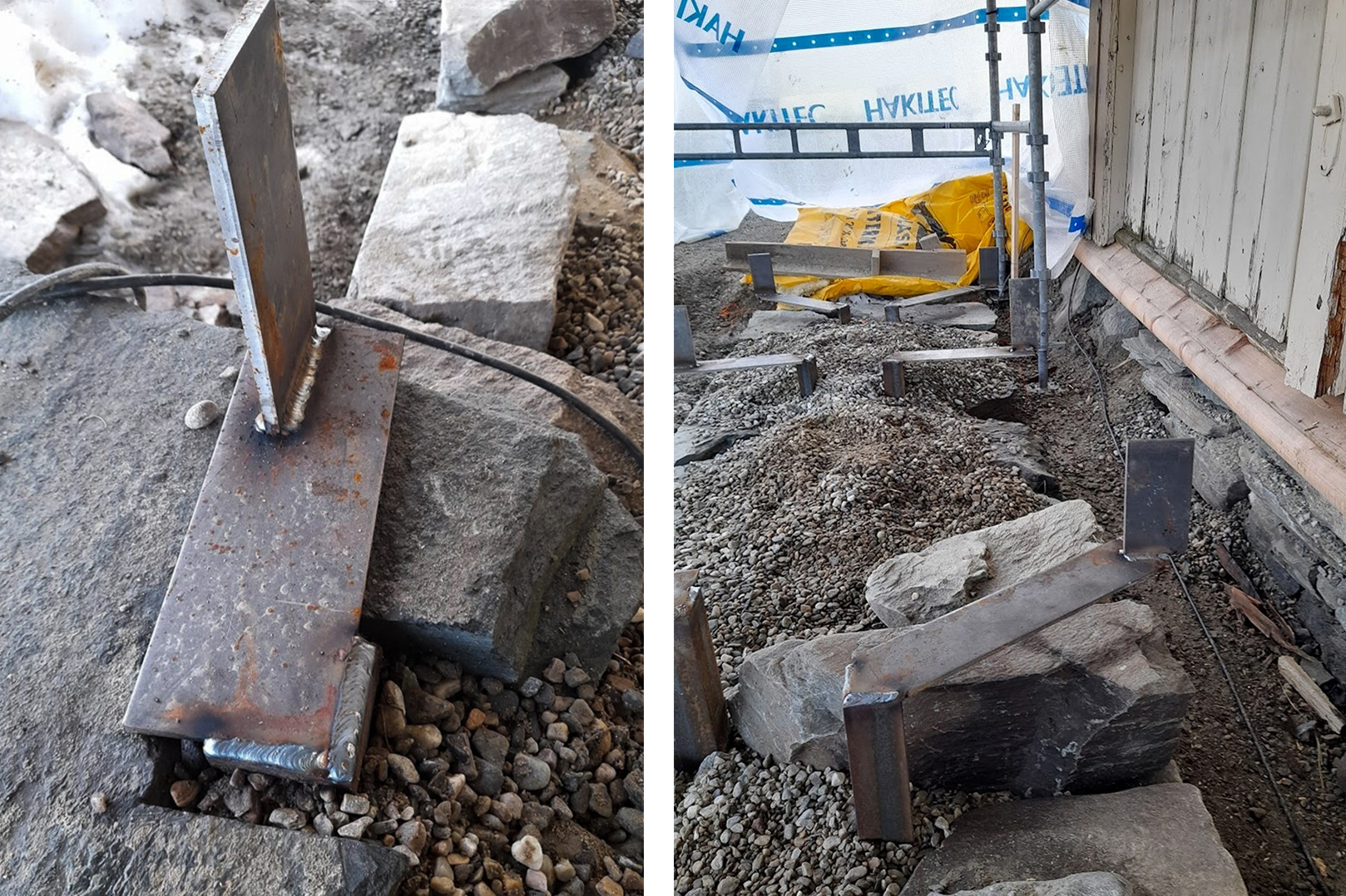 Kyrkje fekk tørrmura trapp og rampe med varmekablar 11