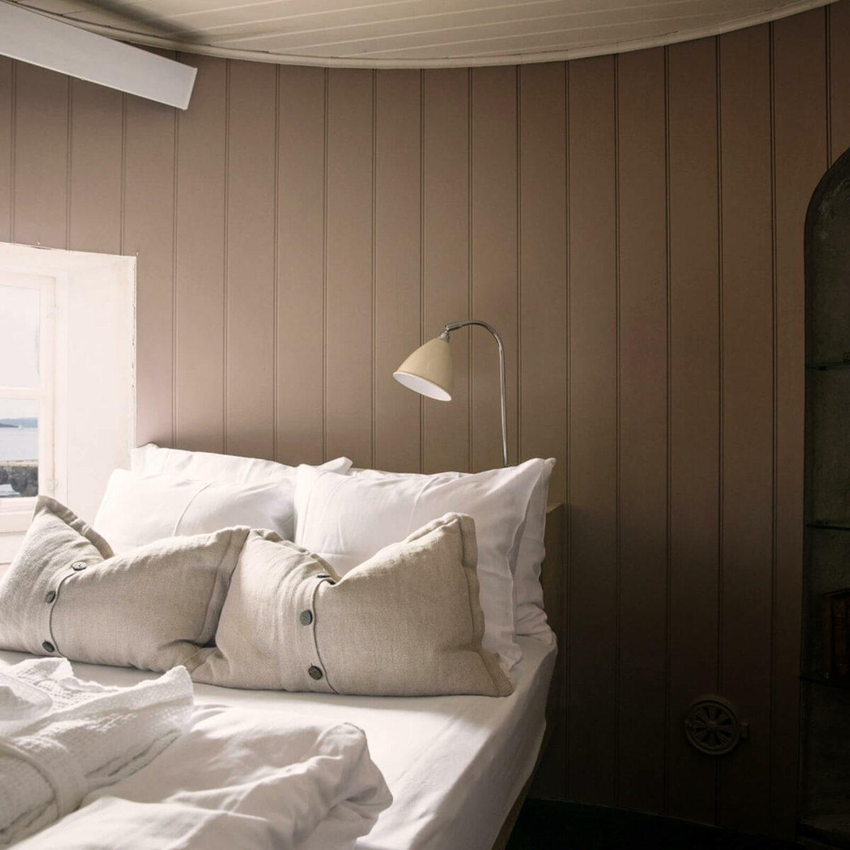 Historisk fyr har blitt hotellrom 2