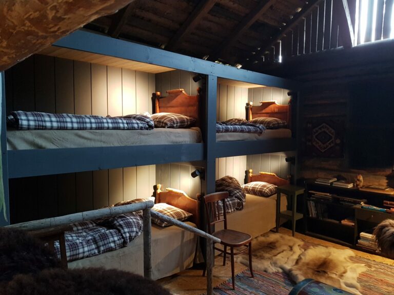 Ombruk av treskelåve til overnattingssted 6