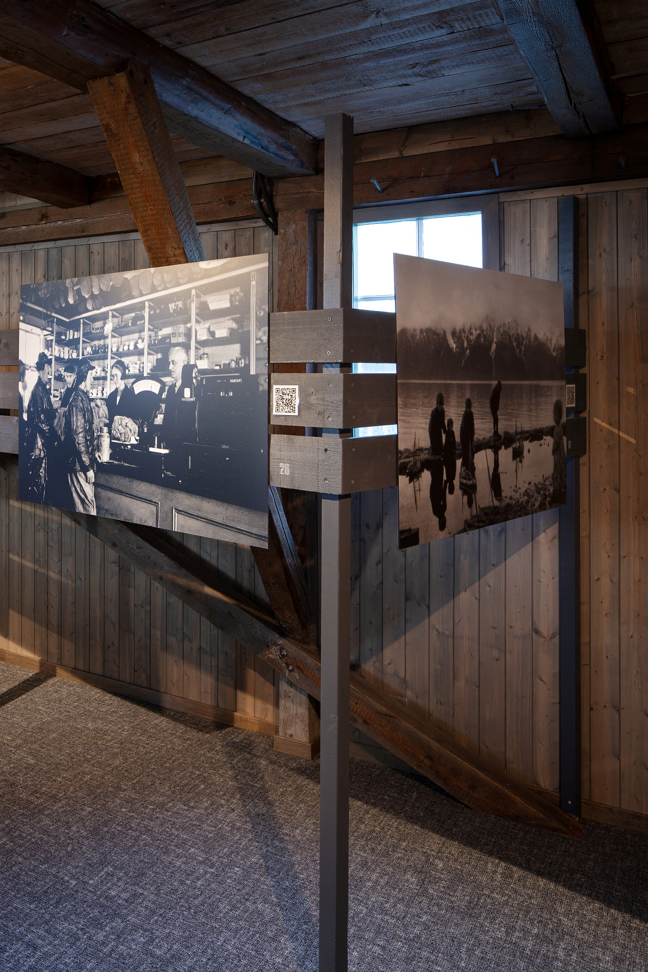 Selskapslokale og historieformidling i gammal brygge 8