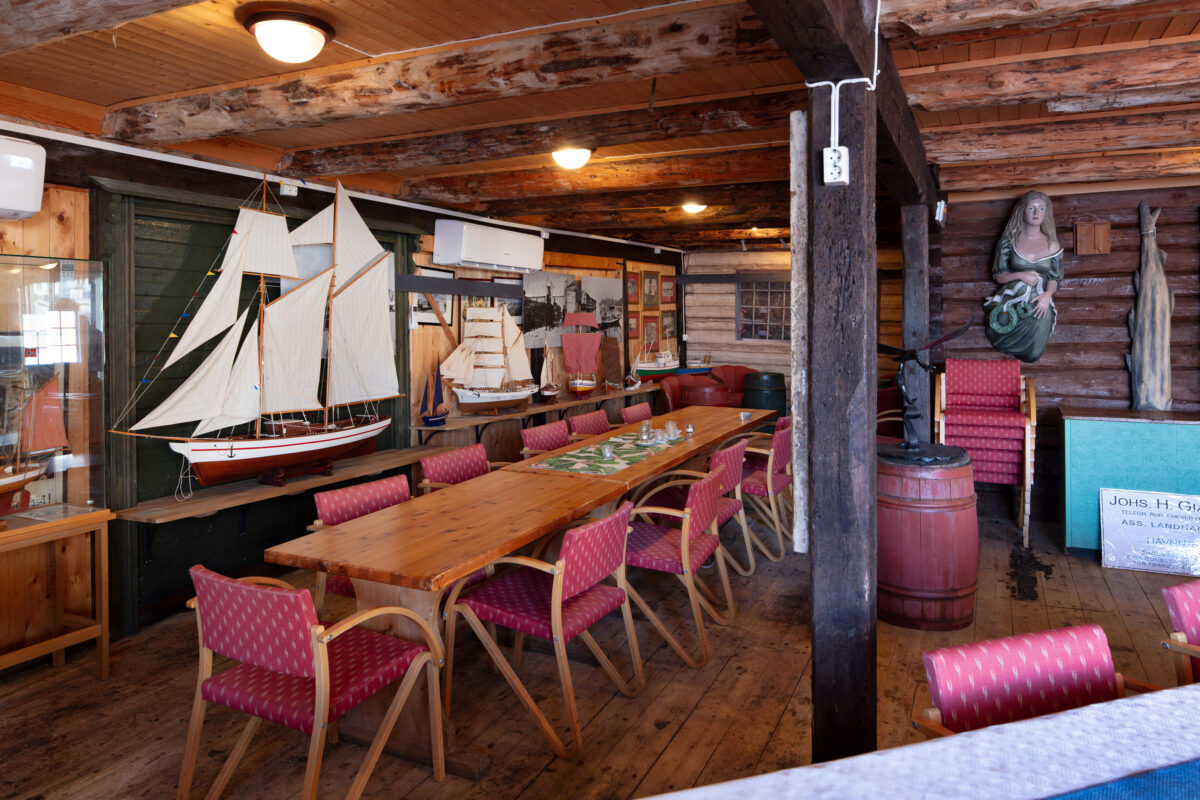 Selskapslokale og historieformidling i gammal brygge 7