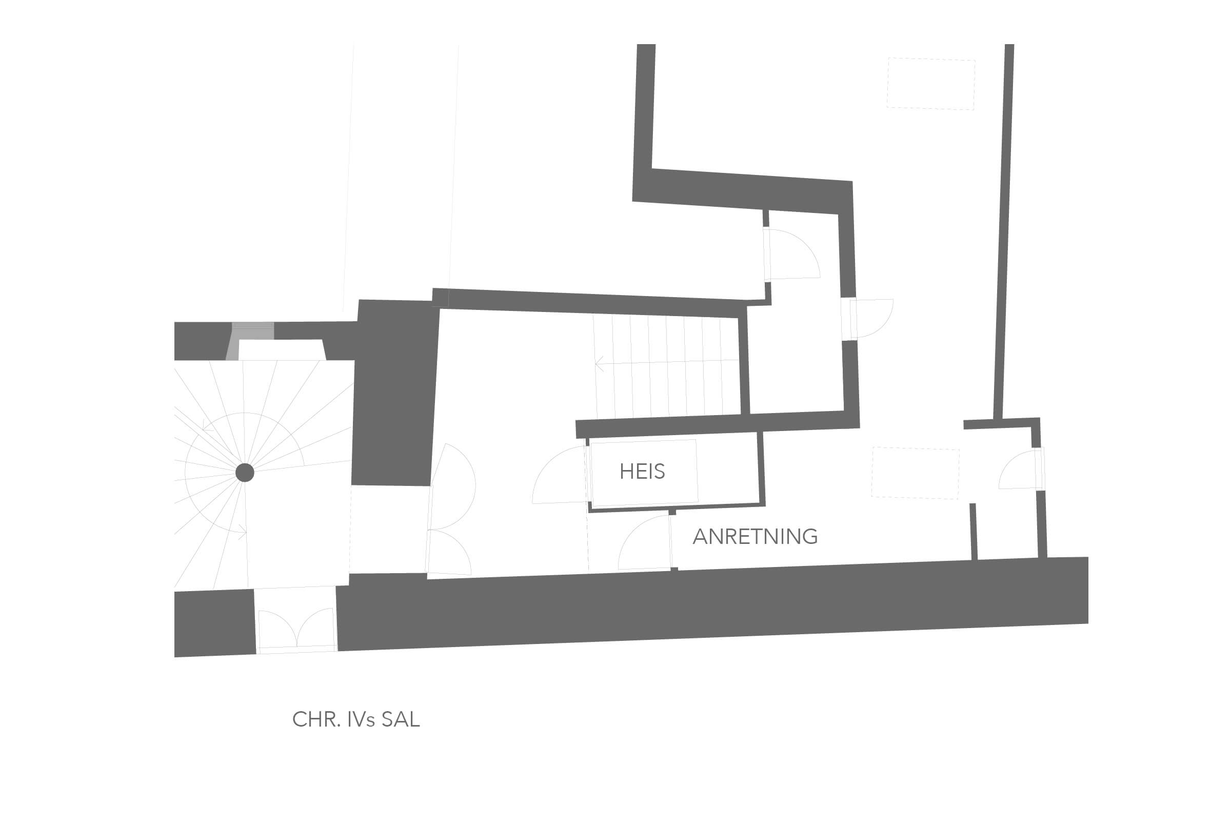 Etablering av heis på Akershus Slott 6