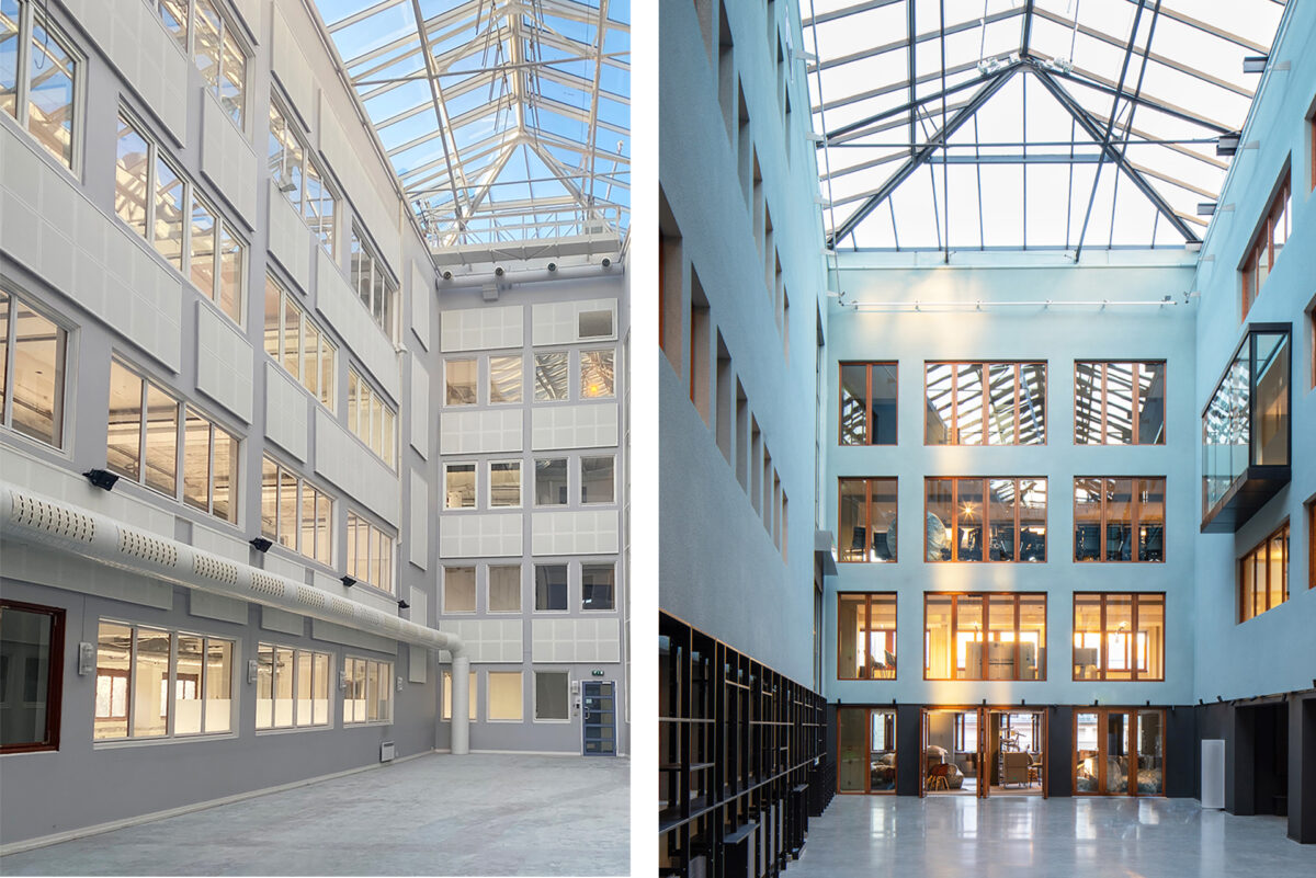 Teak-vinduer supplert med kopier i eik 8