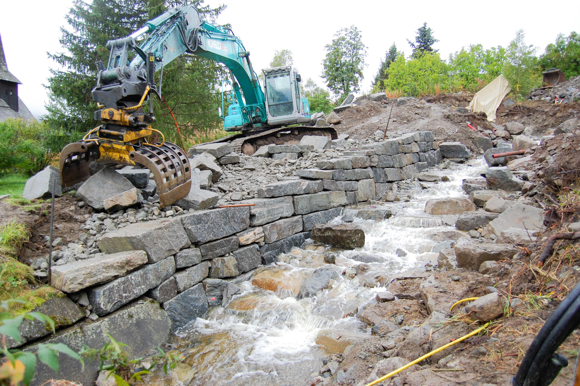 Flaumsikring av bekkeløp 2