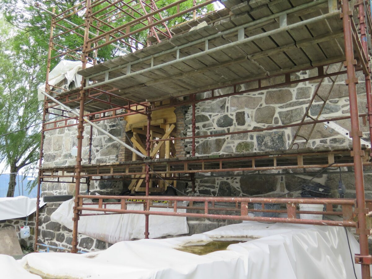 Istandsetting og klimatilpasning av kirkeruin 5