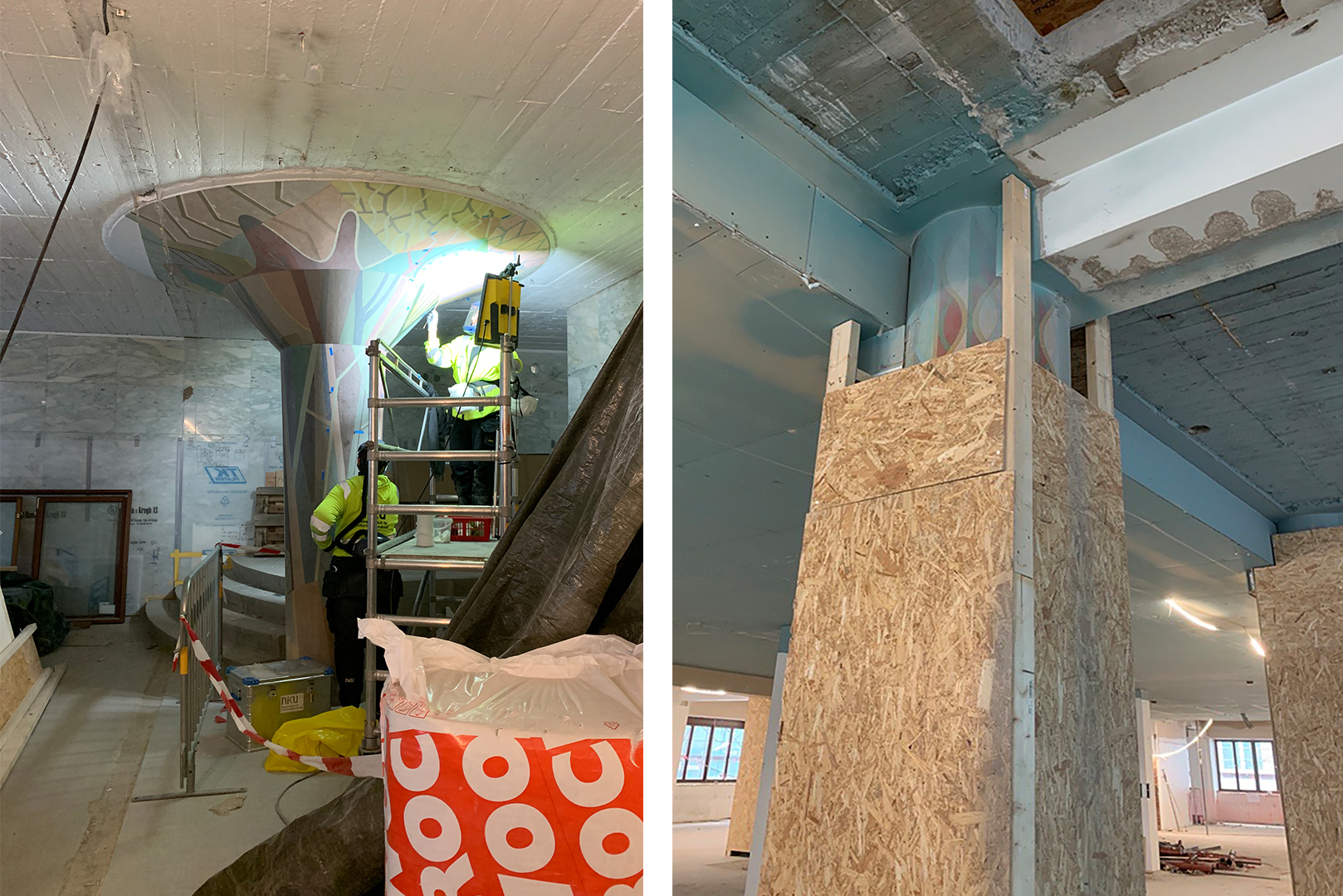 Båret inn i en ny tid av 16 dekorerte søyler 10