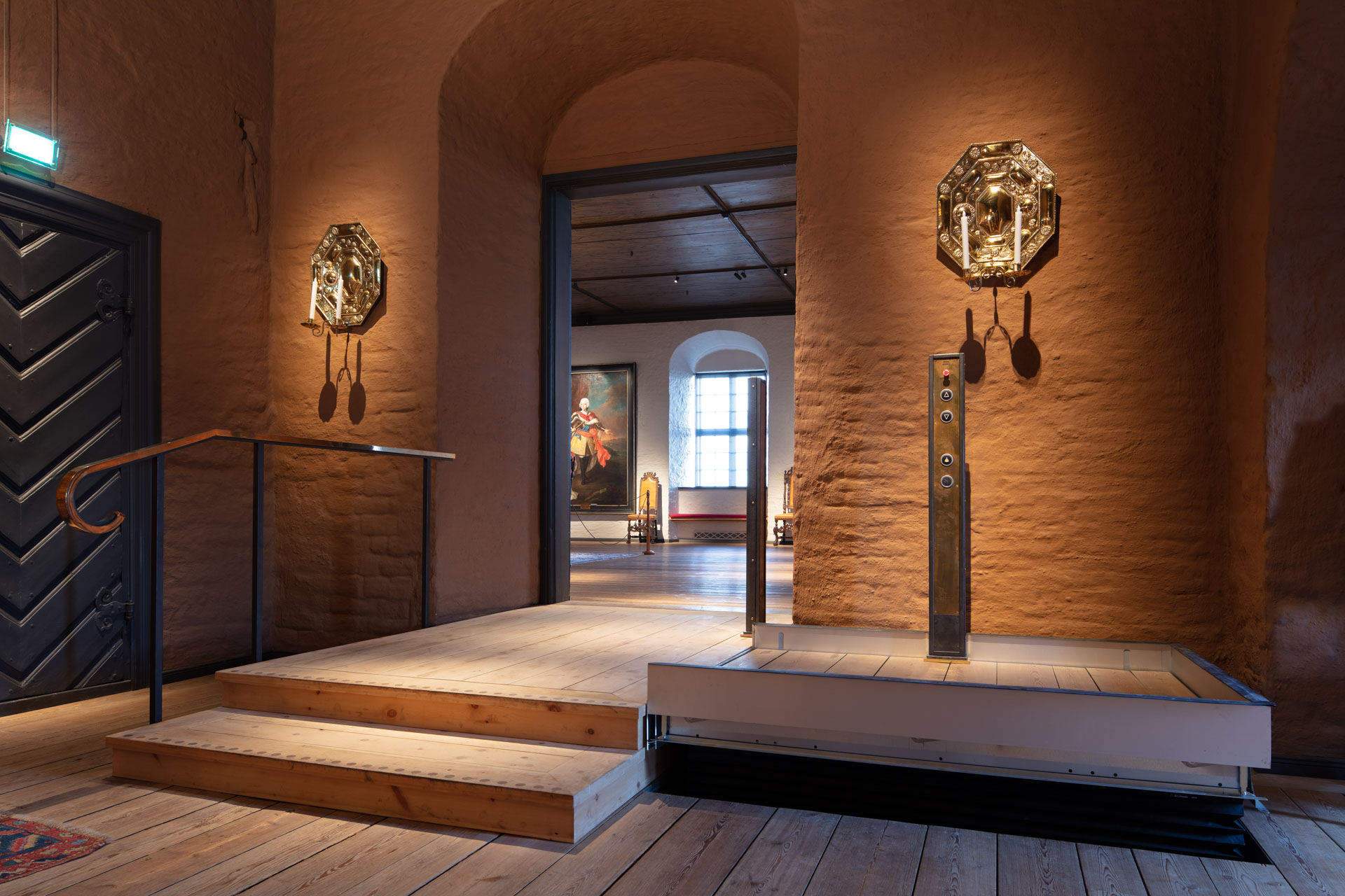 Løftebrett på Akershus slott 1